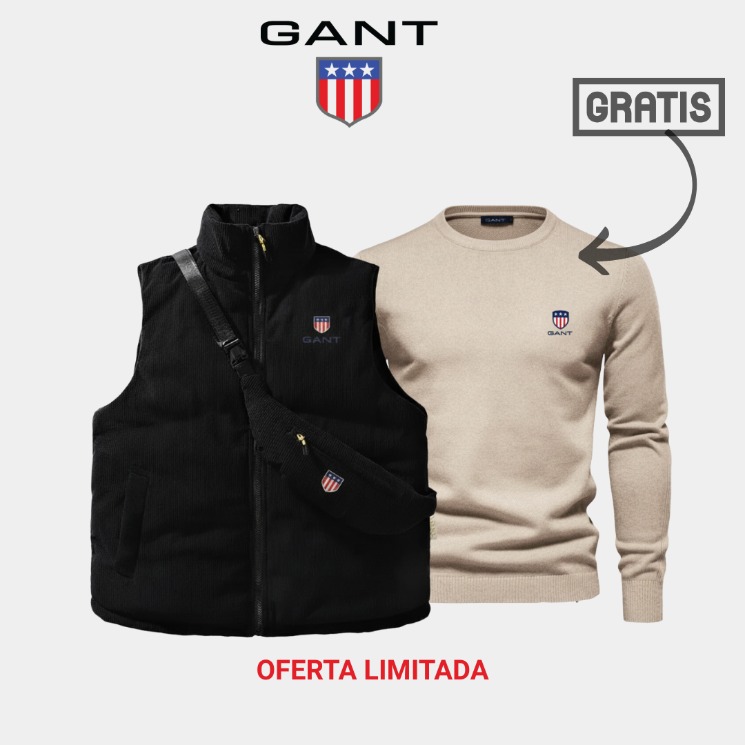 GANT™ Väst & Väska Combo + Gratis Tröja