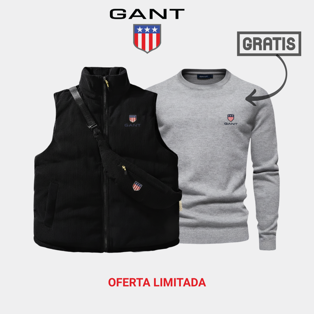 GANT™ Väst & Väska Combo + Gratis Tröja